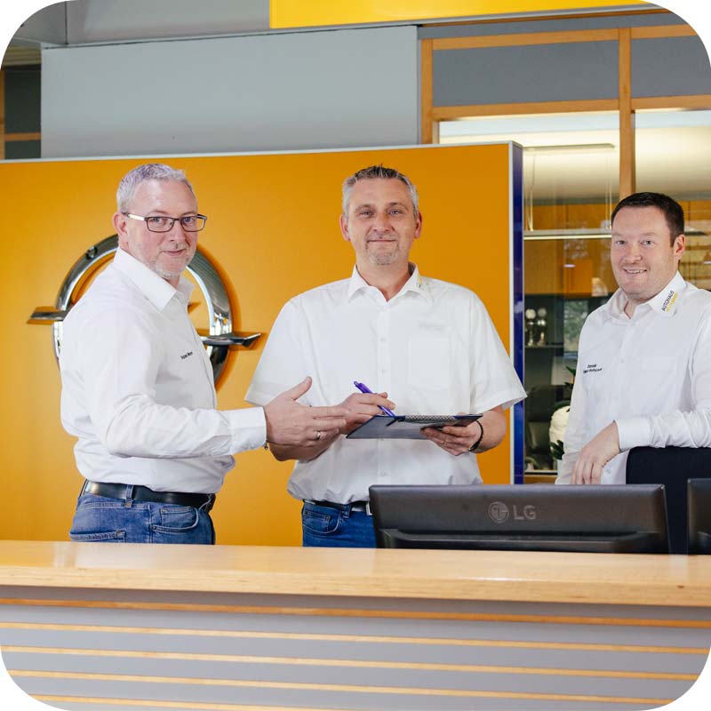 Unser Service-Desk im Autohaus Wetterauer